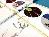 картинка Клеенка ПВХ на тканевой основе MODERN 1,37*20м мод. ST5208-1  — Великий Путь