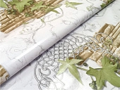 картинка Клеенка ПВХ на тканевой основе "ГЛЯНЕЦ" 0,26мм*1,37*20м, мод.STS5372-1 (вывод) — Великий Путь