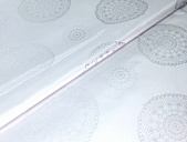 картинка Клеенка тканевая с PVC покрытием JACQUARD SILVER, 1,4*20 м., мод. YM-T05B — Великий Путь