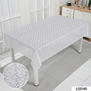 картинка Клеенка ПВХ без основы ажурная 1,37*20м, БЕЛЫЙ, мод.LS-054B — Великий Путь